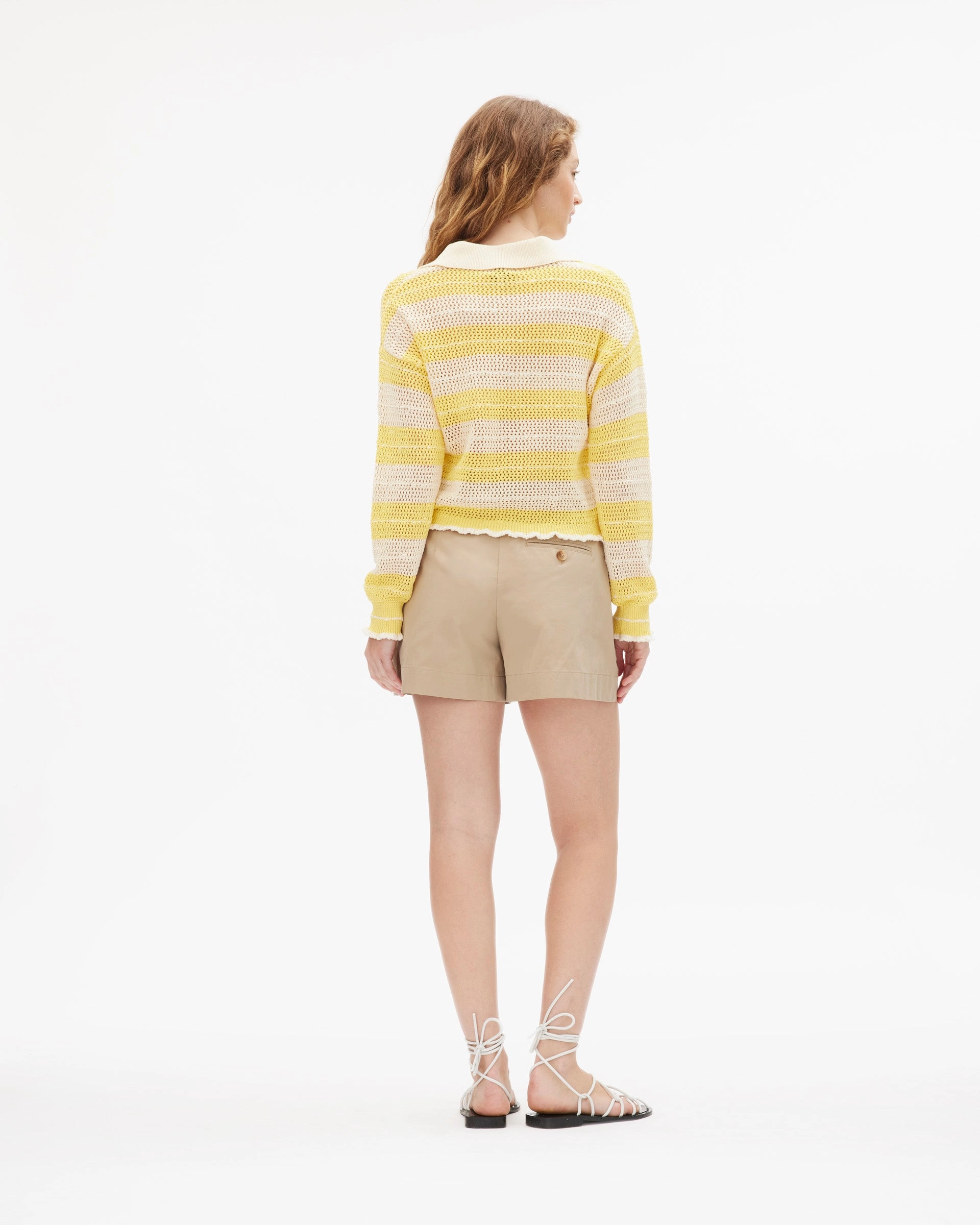 NoSlipGripperBand Multipanel Construction Quinn Sweater