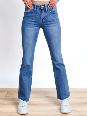 Rachel High Rise Clean Hem Bootcut Jeans