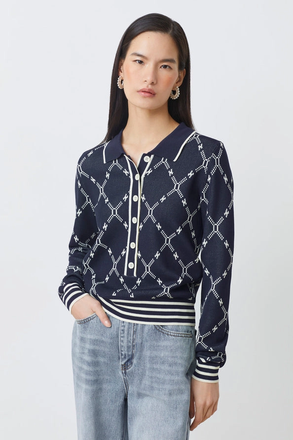 DurableCollarStays PALMAROS BUTTON UP POLO