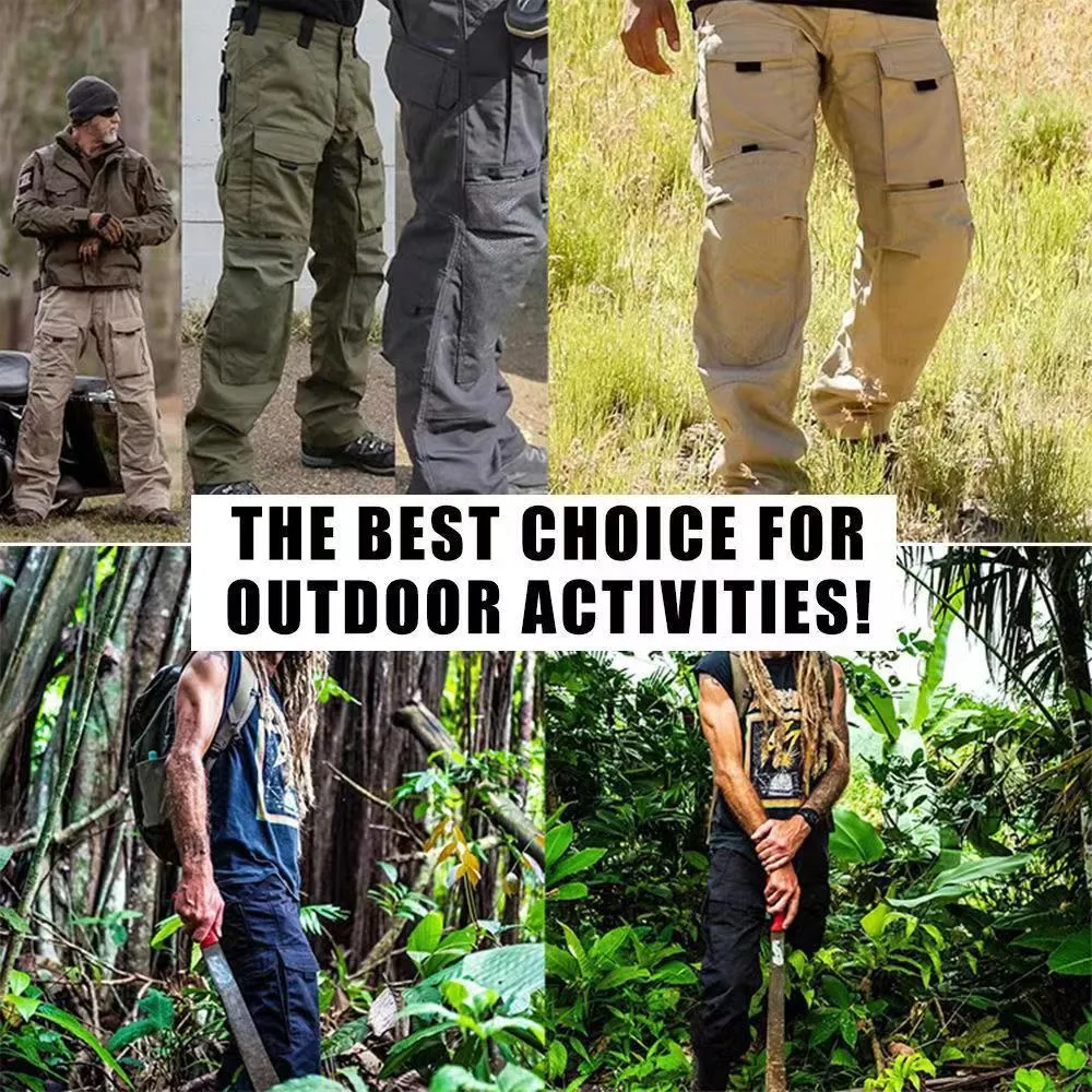 Raider Tactical Pants Big Pockets Cargo Pans in Green
