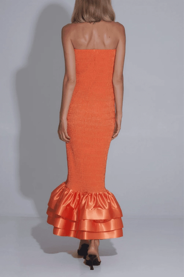 Ramblas Dress Arancia Layered Look