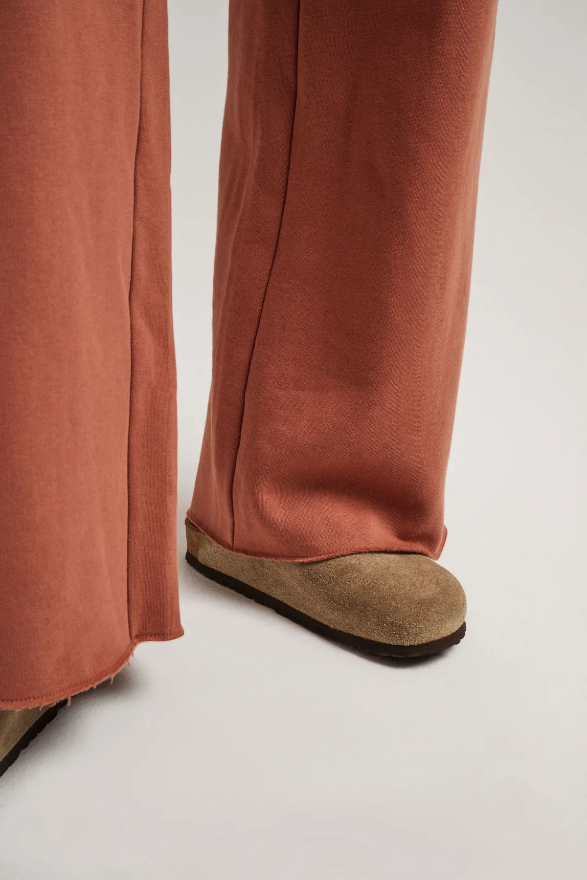 Recycled Fleece Wide Leg Pant
