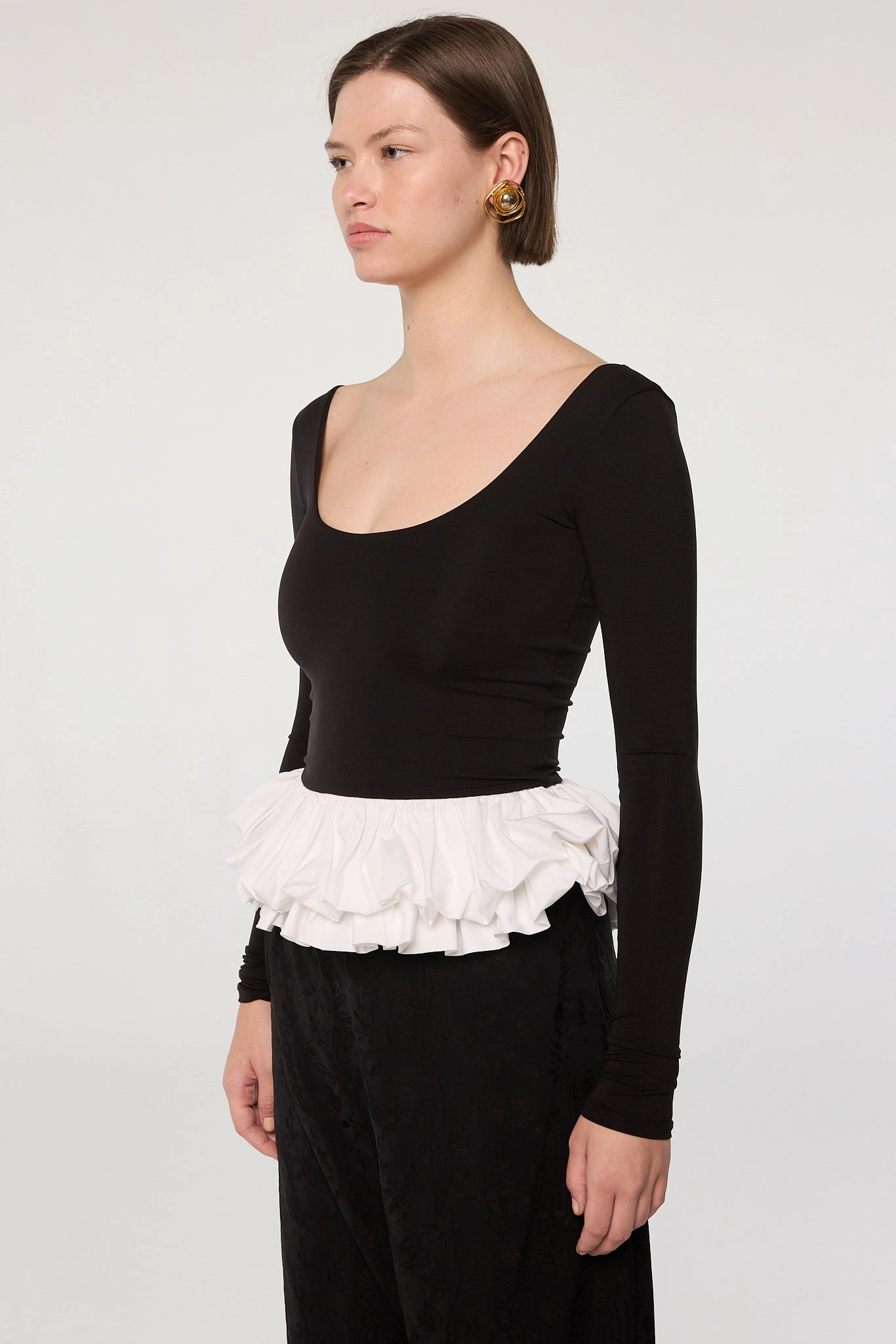 JUBIN TOP LatticeKnit Easycare