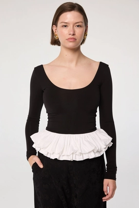 JUBIN TOP RawHemDetail