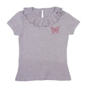REDTAG Grey Casual T-Shirt
