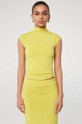 TactileWeave REESE MOCK NECK TOP