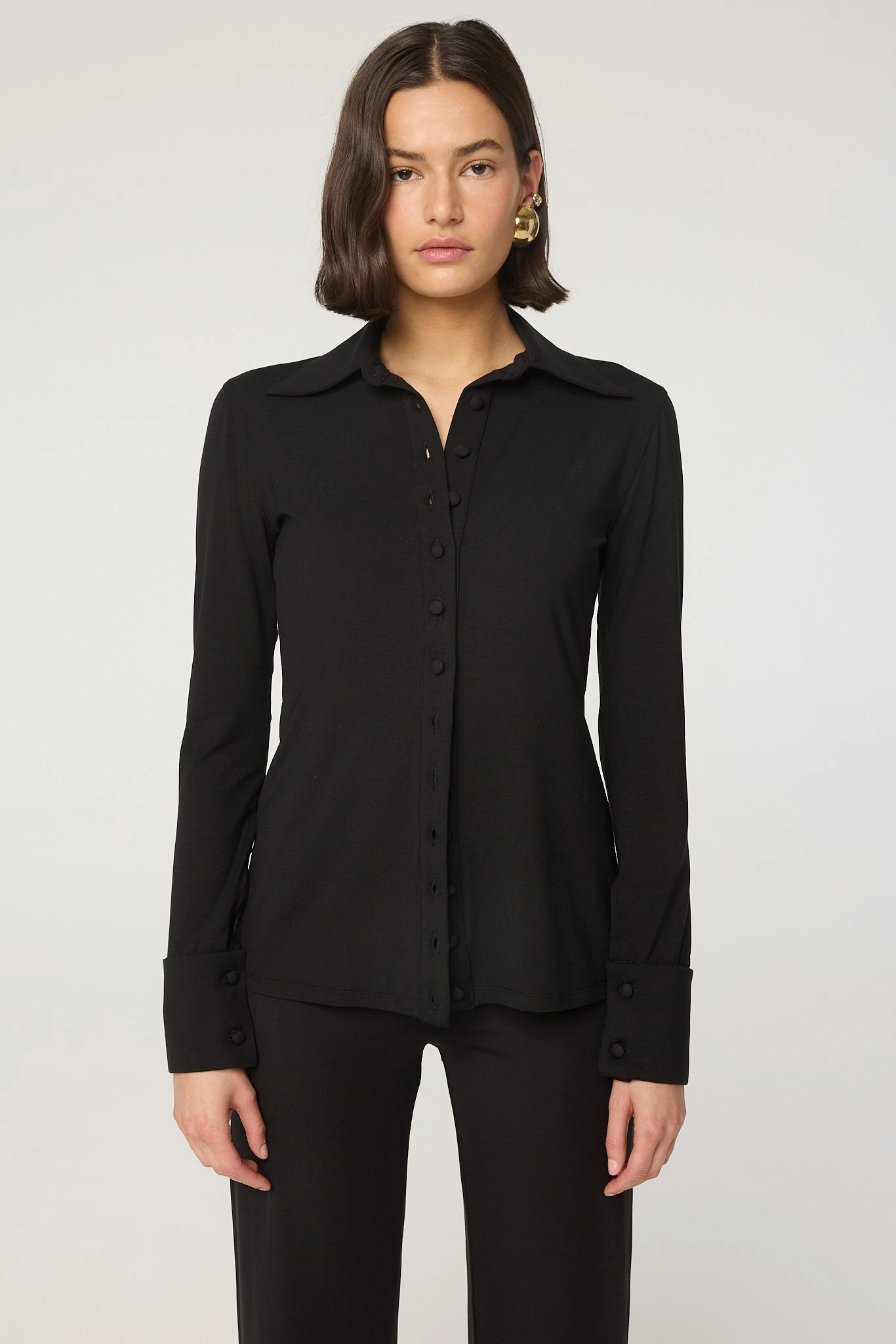 DoubleLayeredCollar SPAZZI TOP