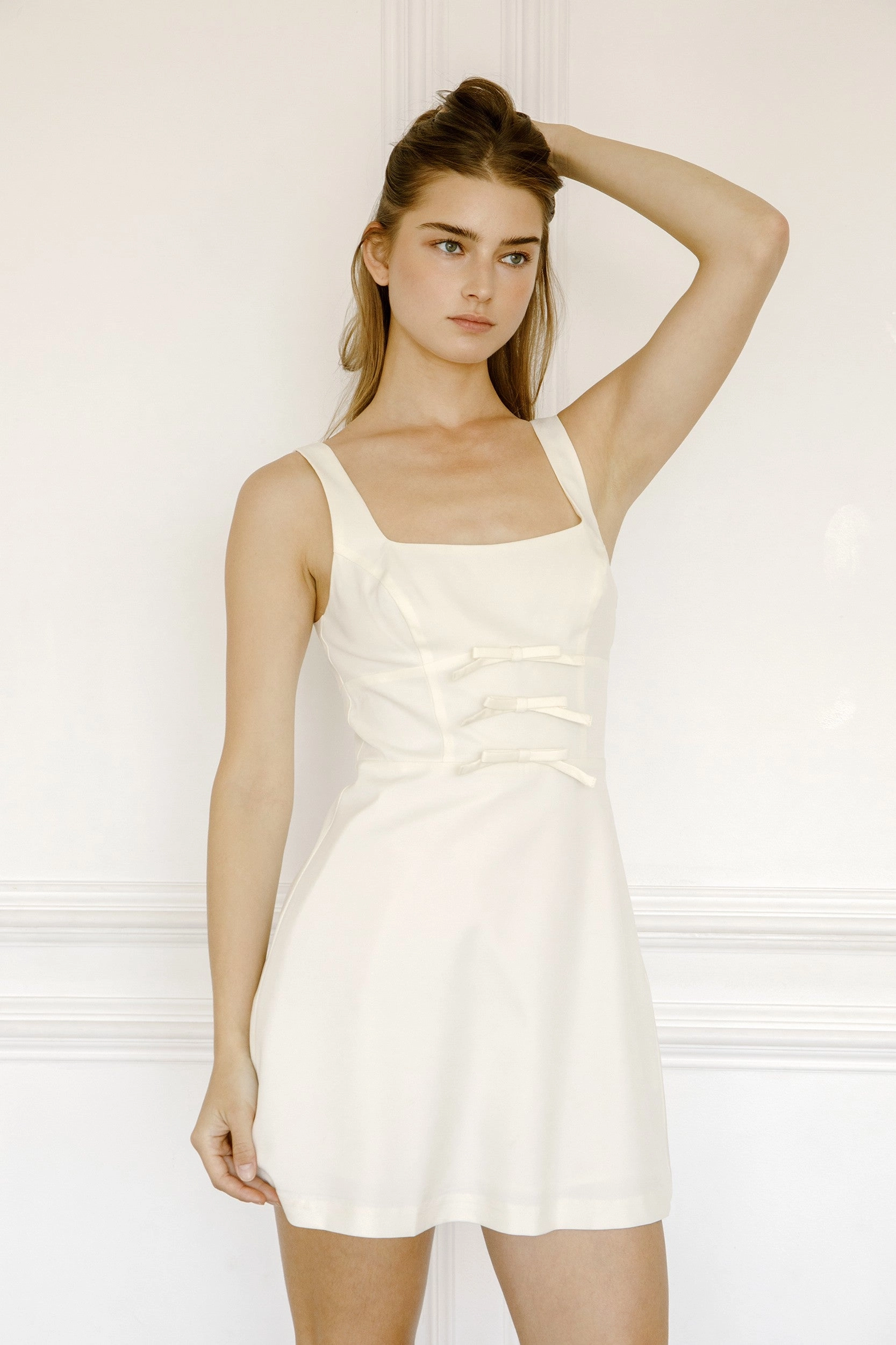 REGINA BODYCON MINI DRESS Comfortable fit for outings Smooth Layers