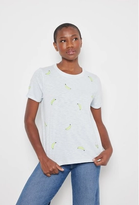 Bananas! Blue Haze Rolled Hem Detailing MultiPocket