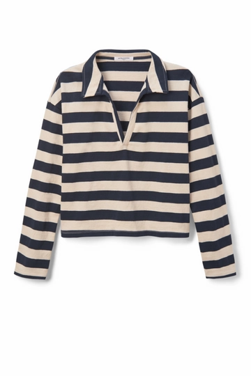 ALISON STRIPE TENESSE JERSEY FrictionFreeNeckline