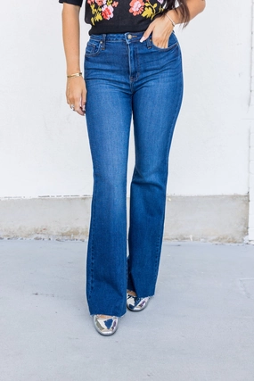 Sleek Waist Design Light Stretch JOCELYN JEANS