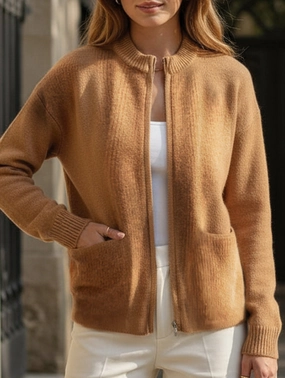 Women's casual cardigan jacket Non Restrictive Cut