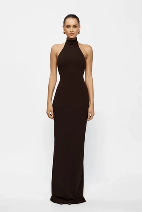 Rhi Gown Coffee Casual Comfort Wear