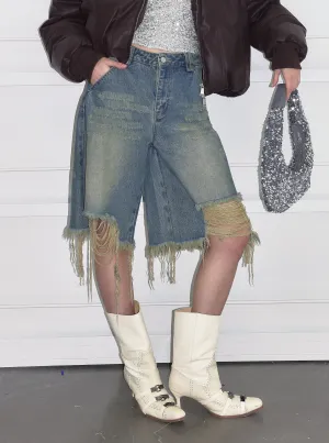 Ripped Short Jeans