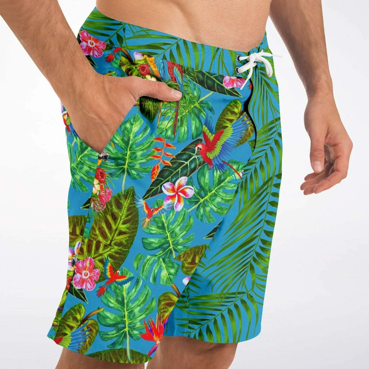 RipTide Men's Mismatched Board Shorts - Tropicana