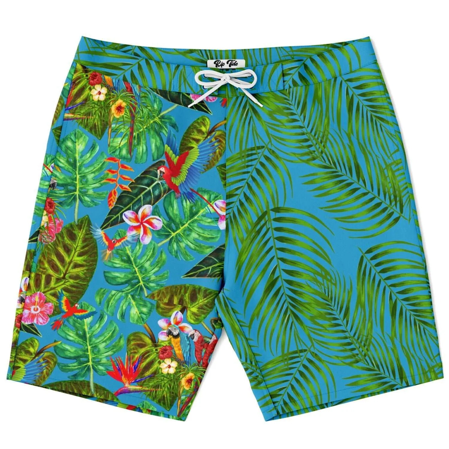 RipTide Men's Mismatched Board Shorts - Tropicana