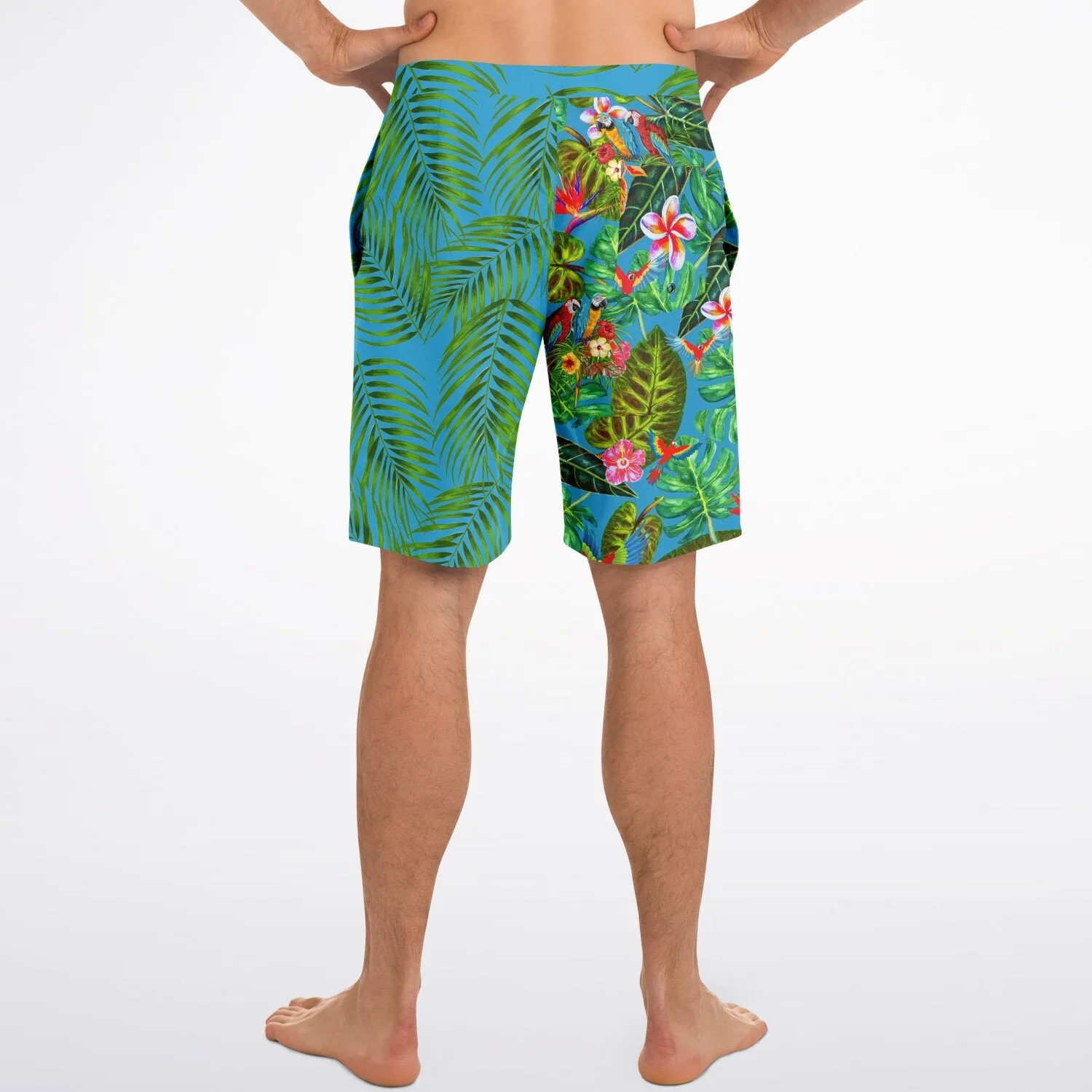 RipTide Men's Mismatched Board Shorts - Tropicana