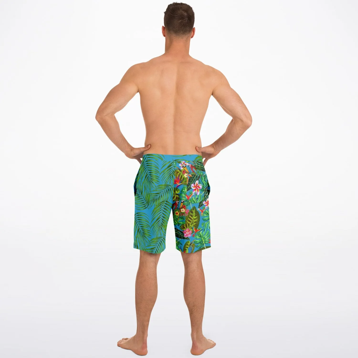 RipTide Men's Mismatched Board Shorts - Tropicana