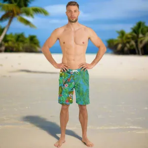 RipTide Men's Mismatched Board Shorts - Tropicana