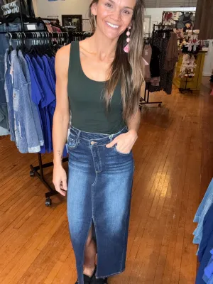 RISEN- WHINNIE DENIM SKIRT