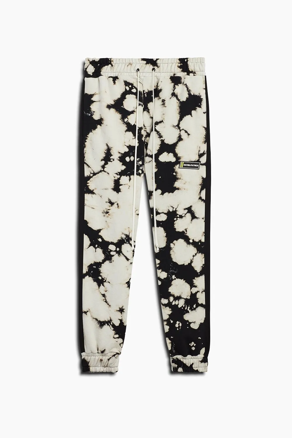 roaming track pant ii / white acid   black
