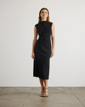 Mesh-Detail Robinella Dress