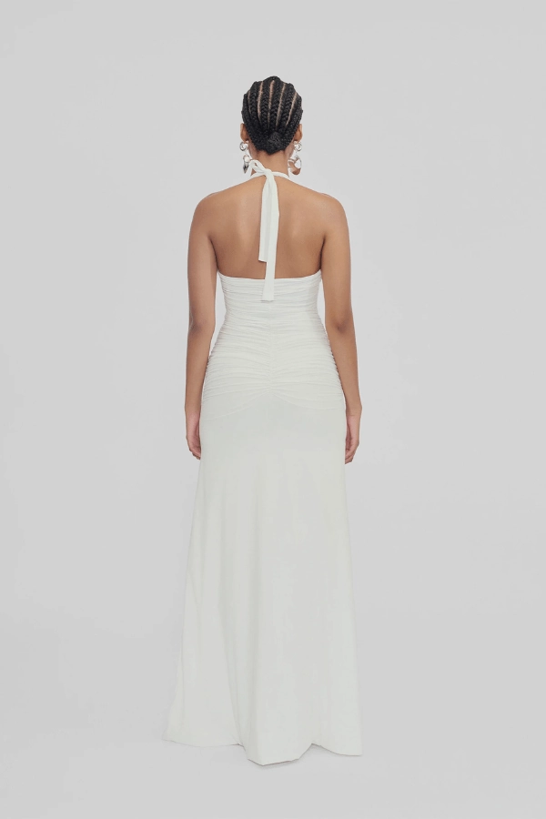 Printed-Fabric Pure Aesthetic Roman Off White