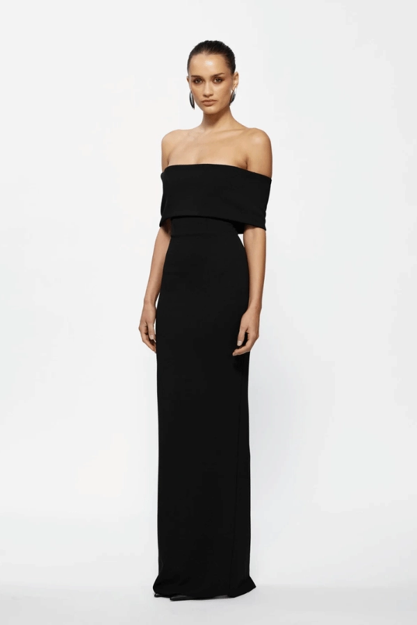 Rosalind Gown Black Mature Glam