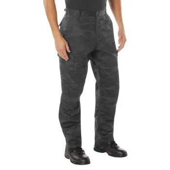 Rothco Midnight Camo Tactical BDU Pants / Midnight Black Camo