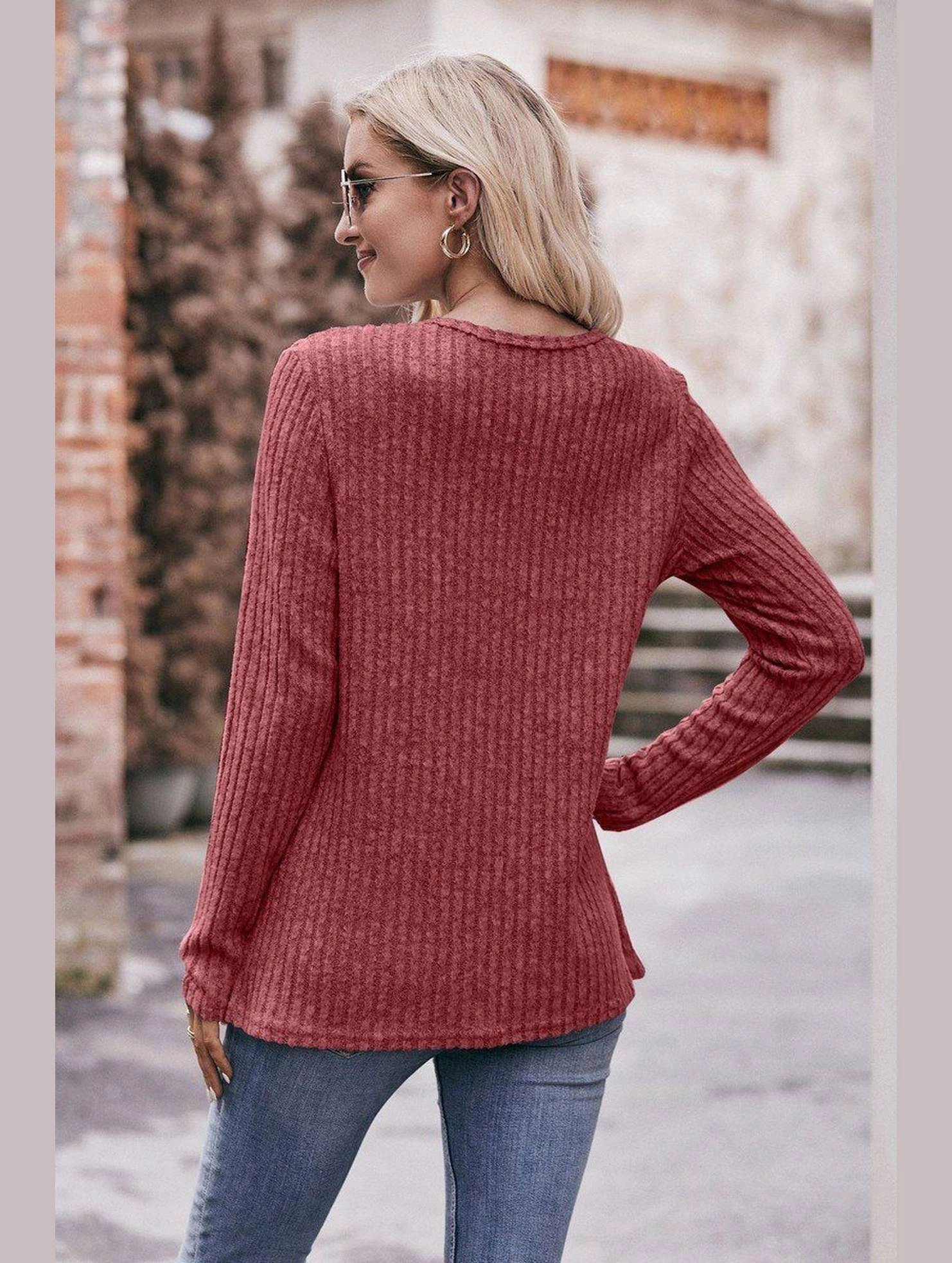 LoopwheelFabric Flatlock Seam Technology ROUND NECK BUTTON FITTING CORDUROY PULLOVER