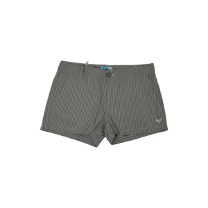Roxy Grey Striped Chino Shorts