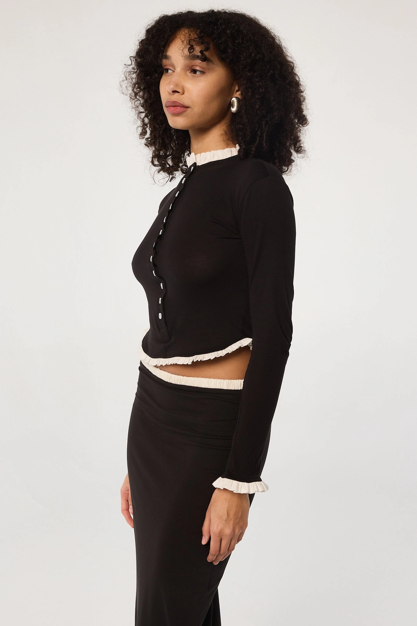 DOLINO TOP Curved Hem