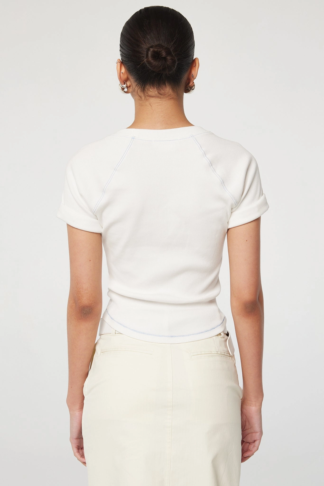 Durable Overlock Stitch NonIrritatingEdges RANI T-SHIRT