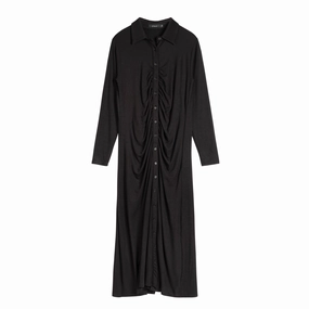 CrinkleResistantWeave Handmade Ruched Dress