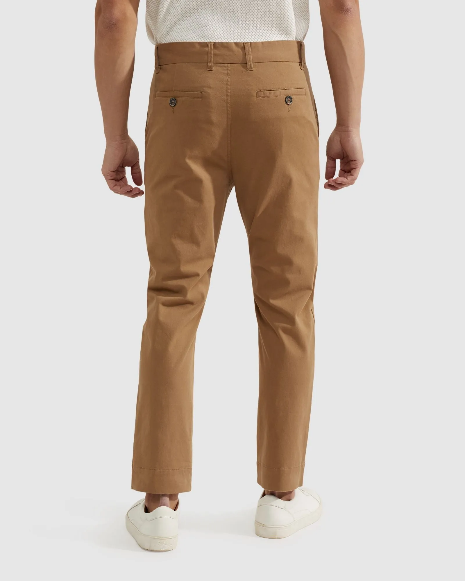 Ryan Organic Cotton Folded Cuff Chinos