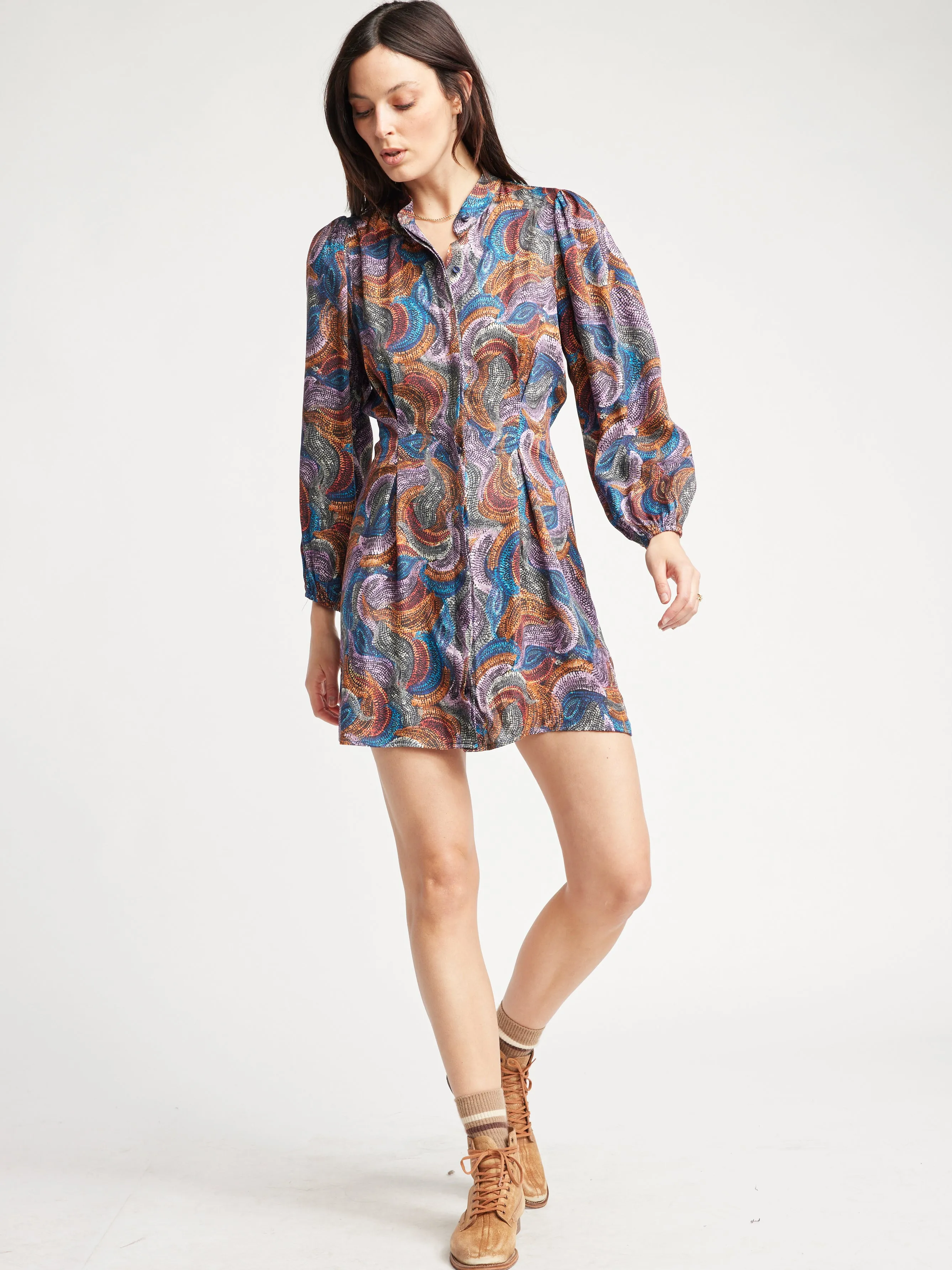 Saige Long Sleeve Mini Dress