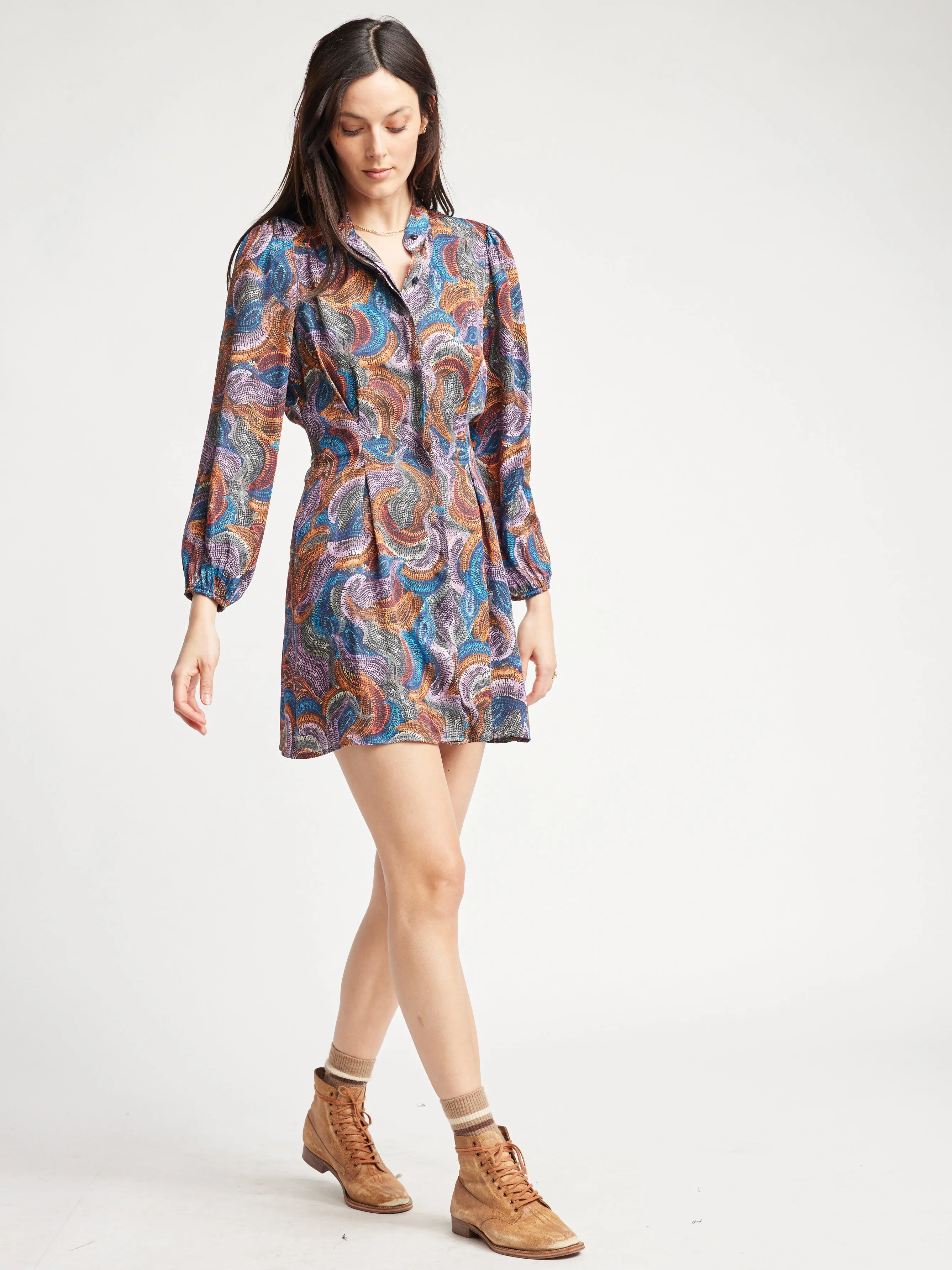 Saige Long Sleeve Mini Dress