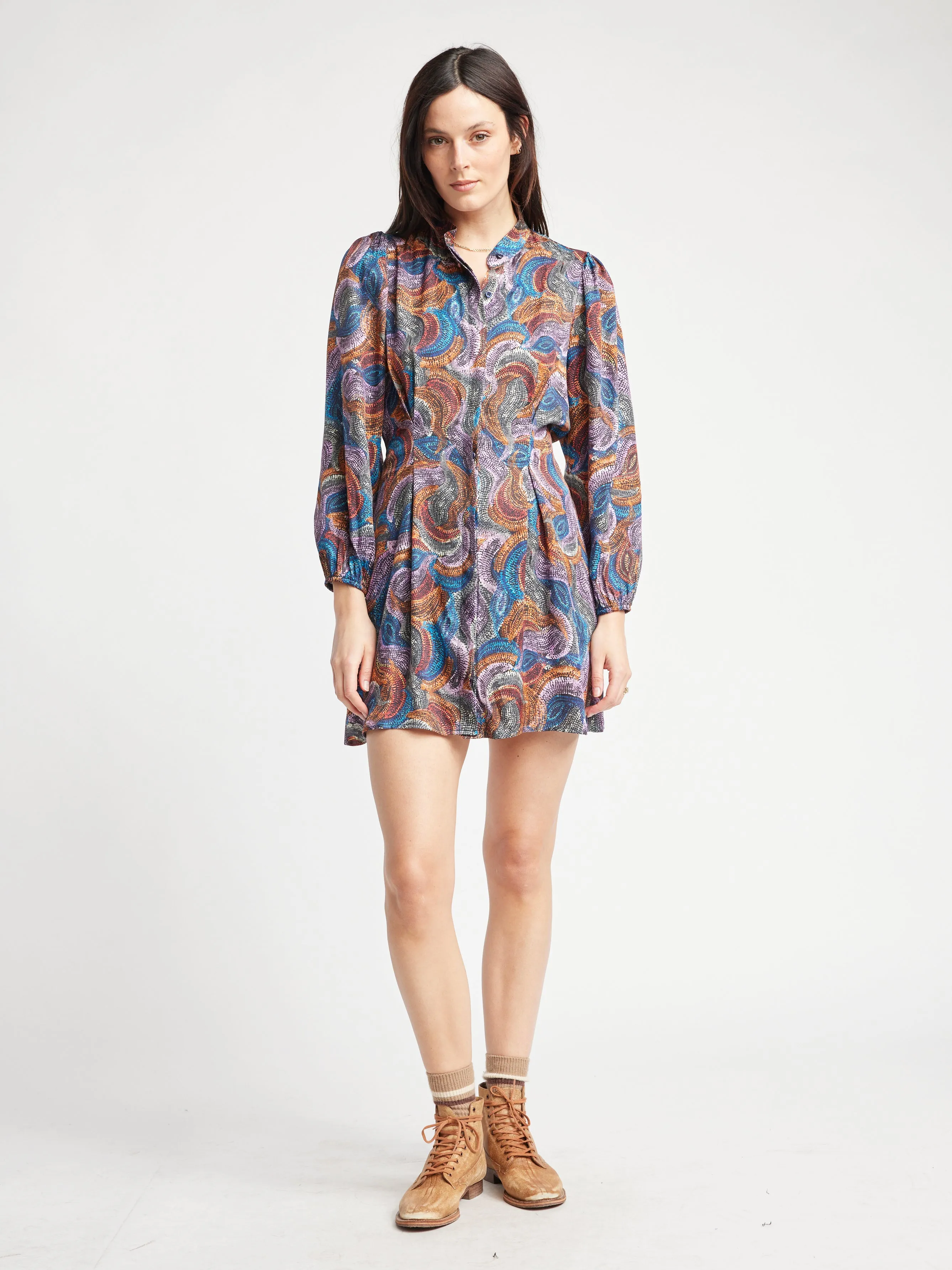 Saige Long Sleeve Mini Dress