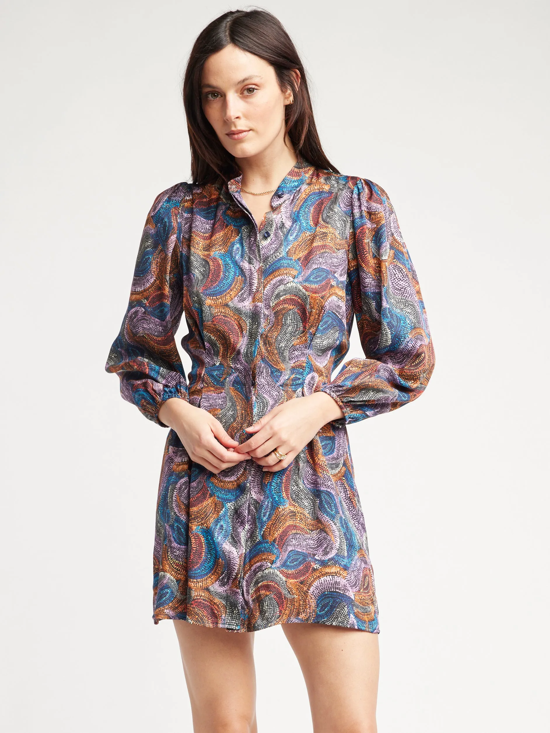 Saige Long Sleeve Mini Dress