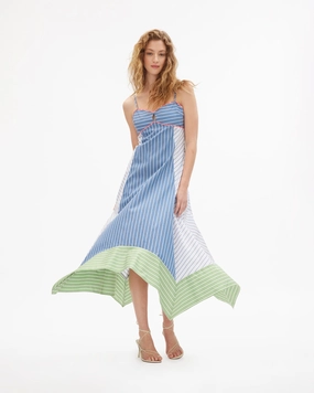 Charming Fit Metallic Finish Samantha Dress