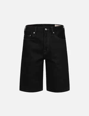 Samurai and Seagull Embroidery Denim Shorts