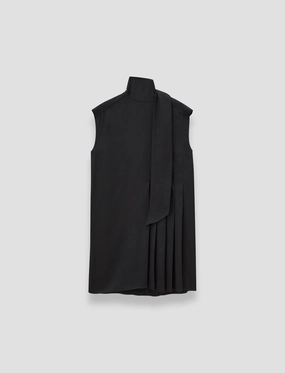 Elegant Line Tailored Piece Sandy Light Crepe Dress