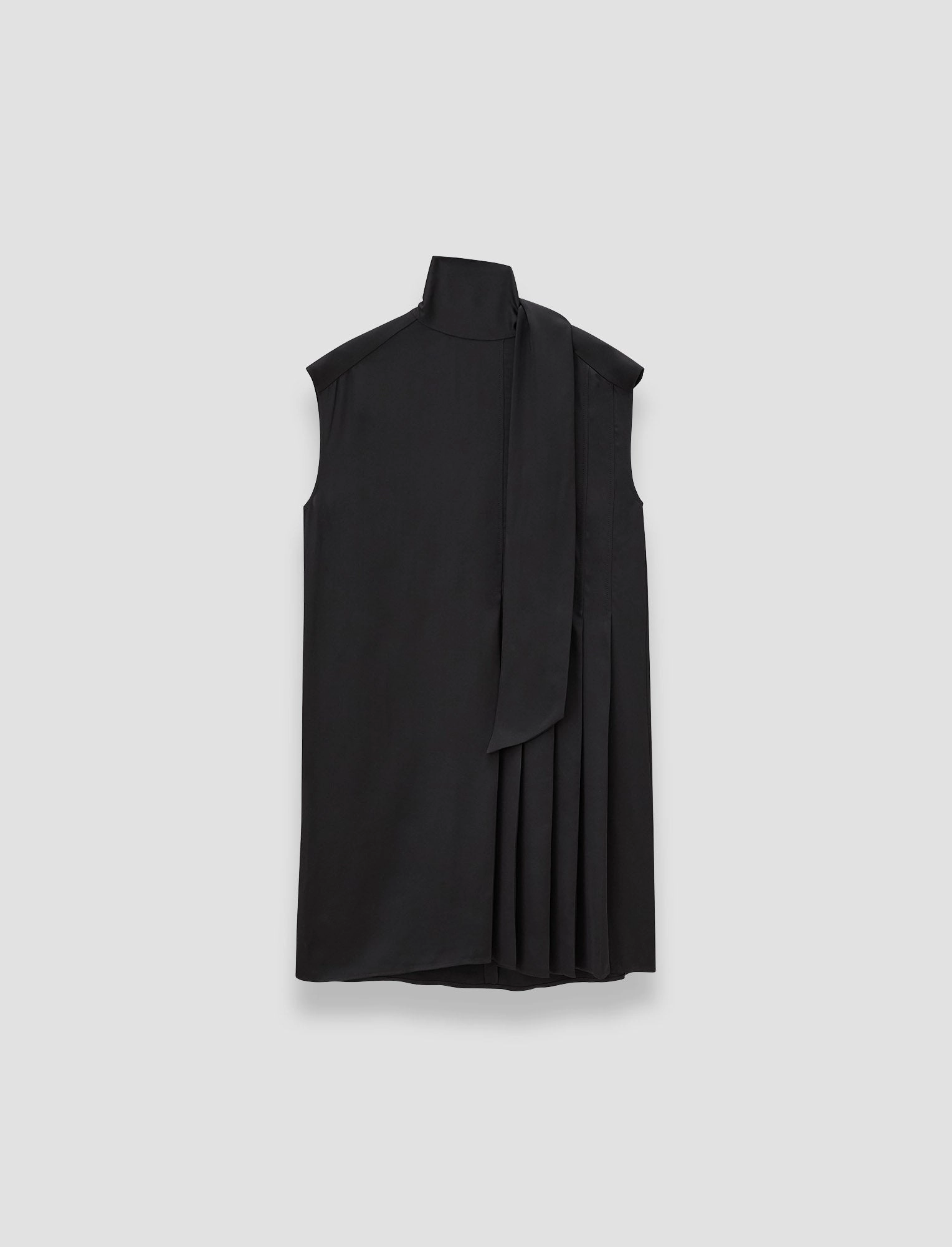 Elegant Line Tailored Piece Sandy Light Crepe Dress
