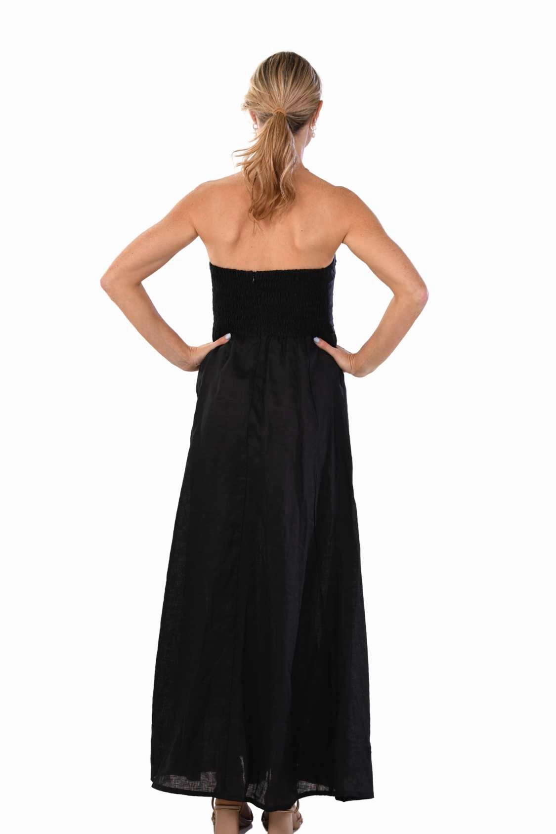 Santa Barbara Dress / Black Timeless Vibe