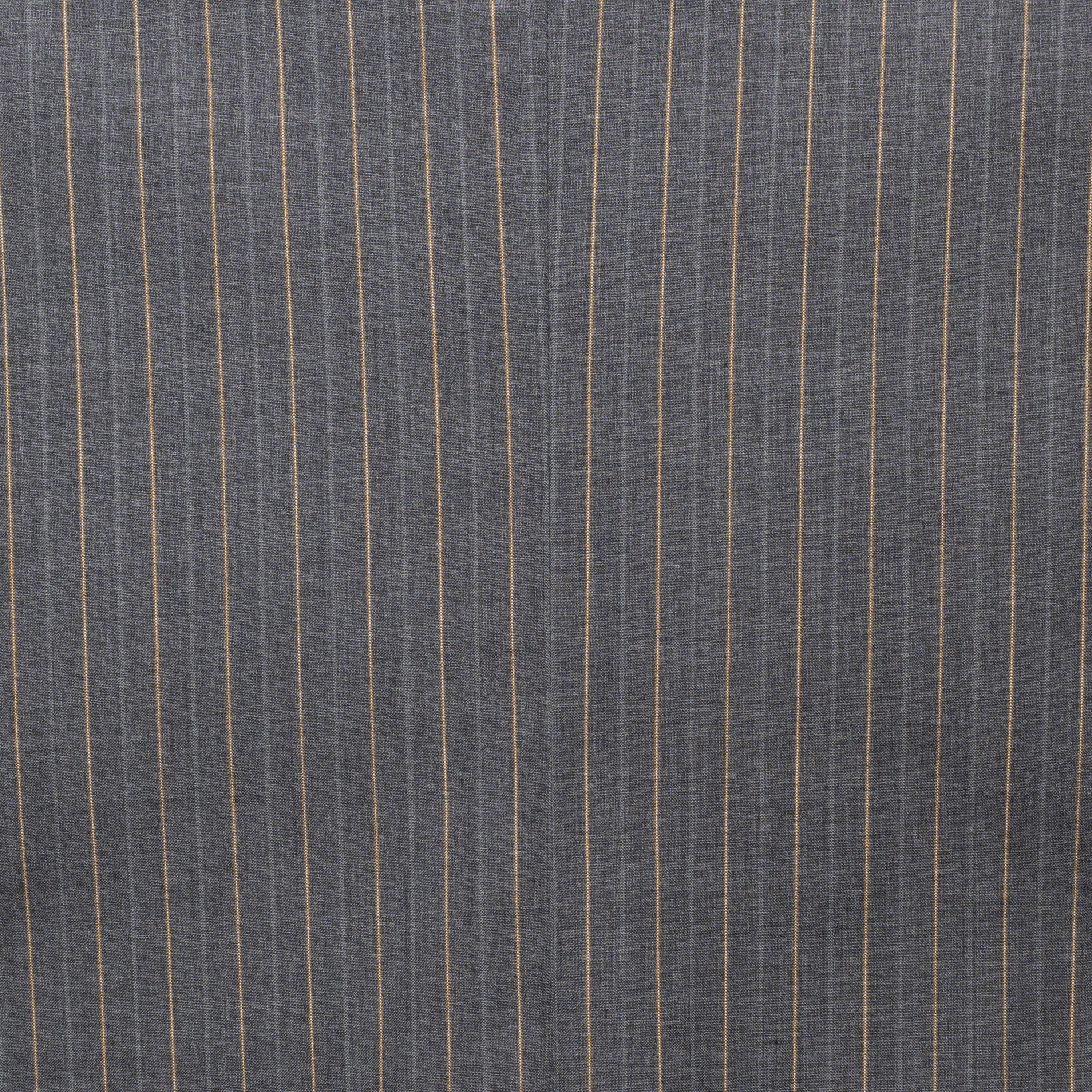 SARTORIA CASTANGIA Gray Striped Wool Business Suit EU 52 NEW US 42