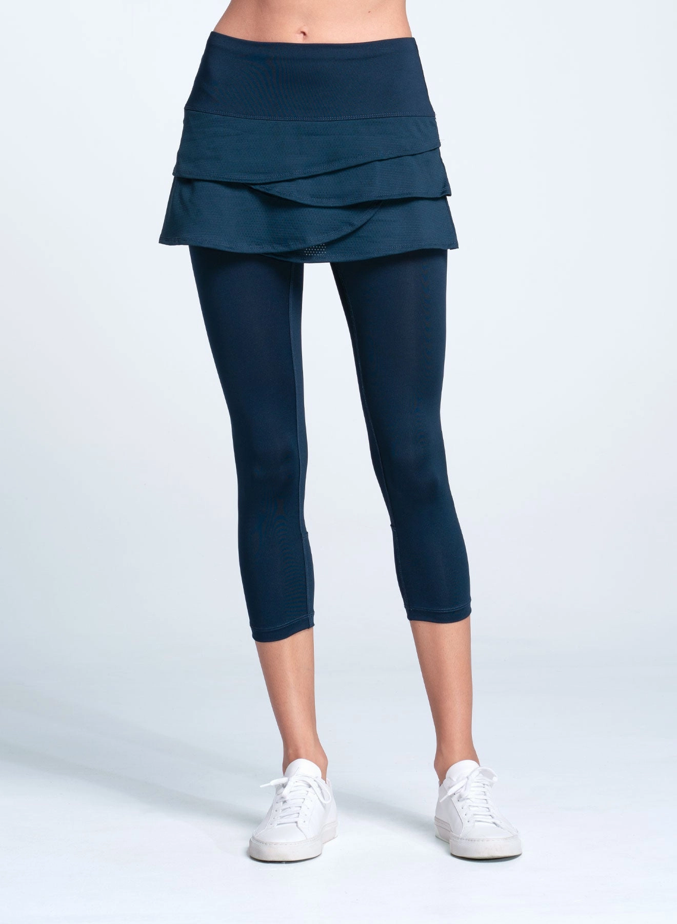 Scallop Capri Natural Waist Relax Feel Grab Now