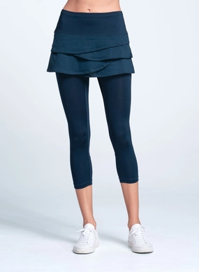 Gentle Stitch Delicate Details Scallop Capri Natural Waist