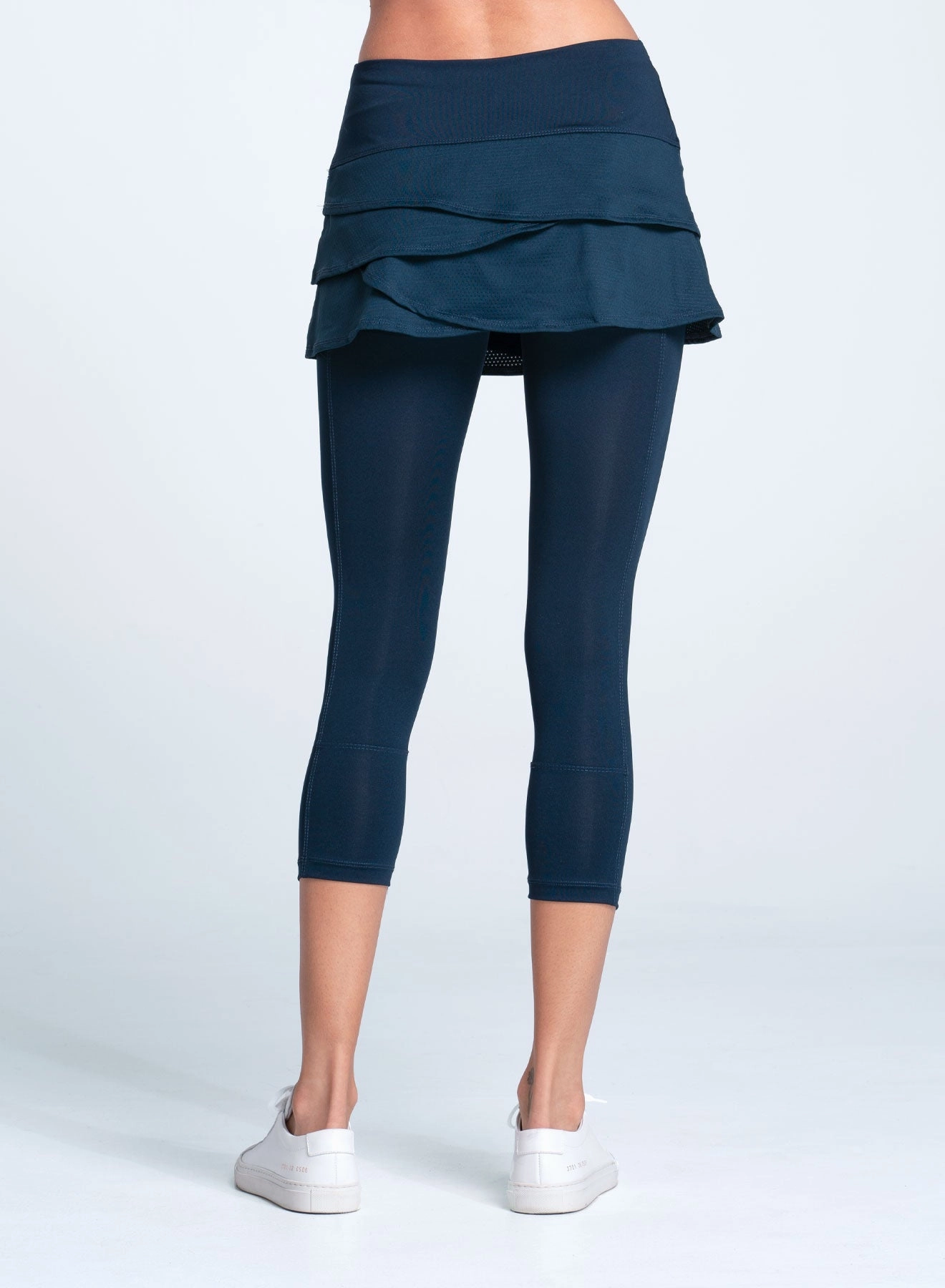 Scallop Capri Natural Waist Relax Feel