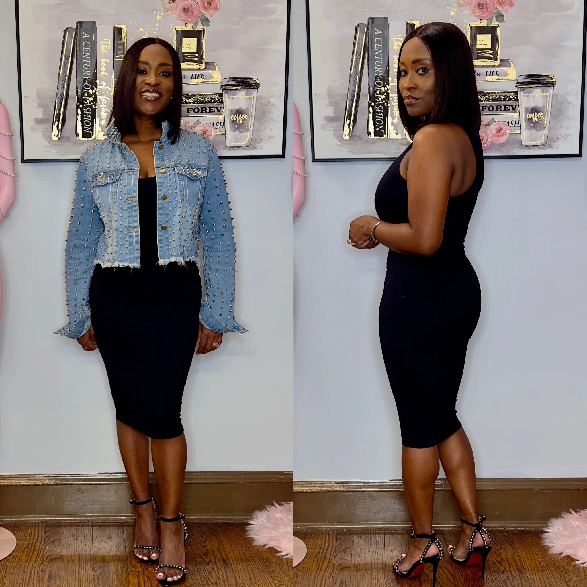 Scoop-Neck Sleeveless Dress
