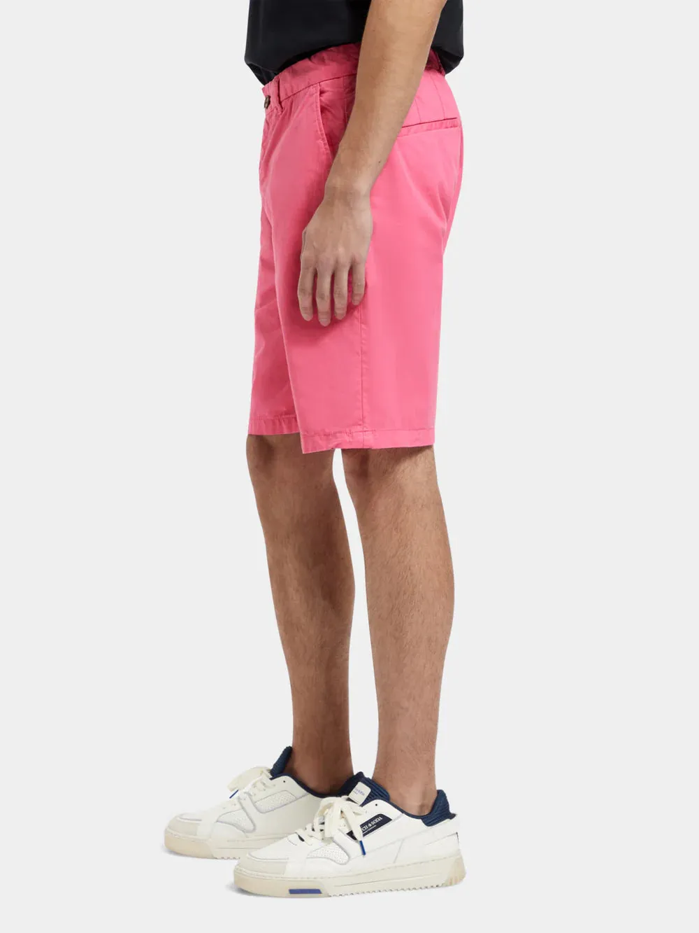Scotch and Soda Stuart Chino Shorts in Pima Cotton - Tropical Pink